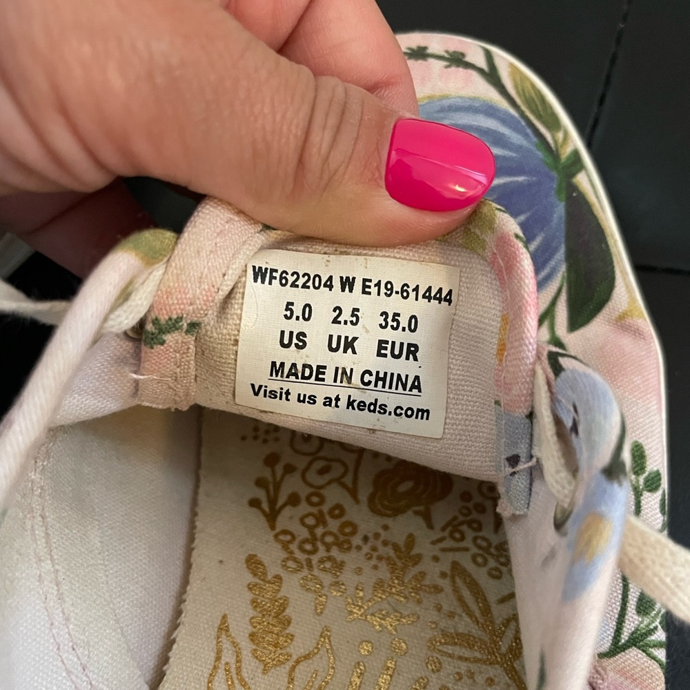 Floral Keds - Picture 4 of 4
